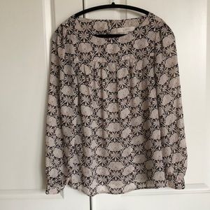 LOFT lightweight long sleeve blouse